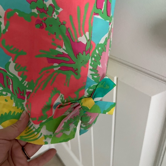 NWT LILLY PULITZER SHORELY BLUE BIG FLIRT DELIA SHIFT DRESS - Picture 2 of 5